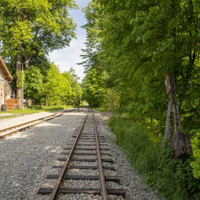 Dworzec kolejki wąskotorowej "Pogórzanin" w Jaworniku Polskim, Autor: Daniel Gąsecki