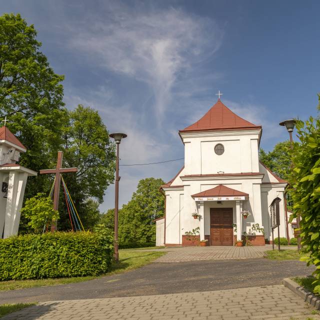 Kościół pw. Niepokalanego Serca Najświętszej Maryi Panny w Hadlach Szklarskich, Autor: Daniel Gąsecki
