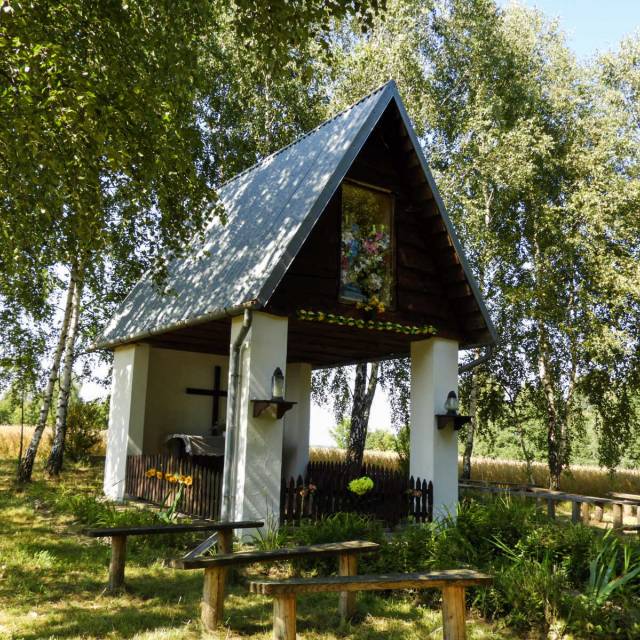 Zabytkowa kapliczka w Hadlach Kańczuckich, Autor: Katarzyna Makarska