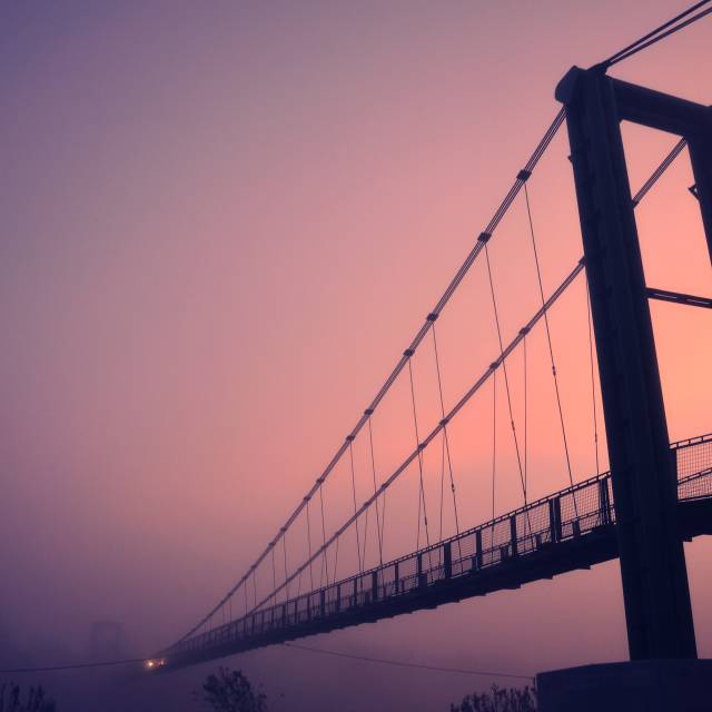 Kładka piesza w Bachowie, Autor: Robert Kaszycki