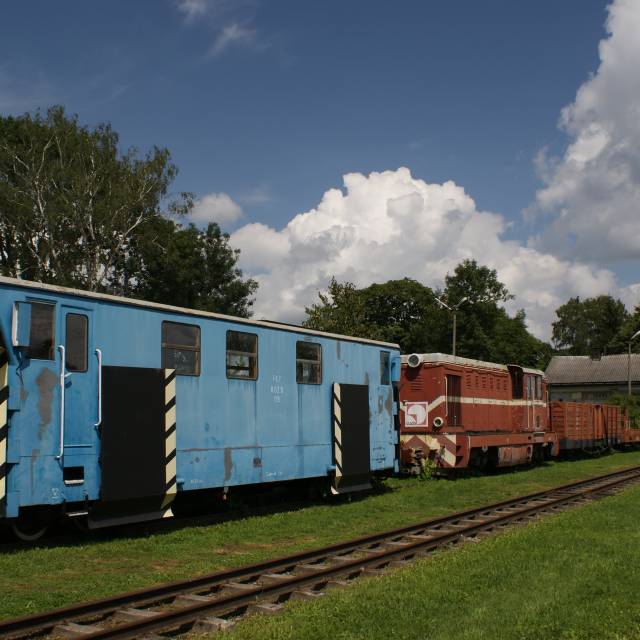 Dworzec kolejki wąskotorowej "Pogórzanin" w Bachórzu, Autor: Sławomir Żuk