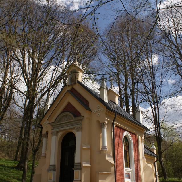 Neoromańska kaplica grobowa Starzeńskich w Dąbrówce Starzeńskiej, Autor: Sławomir Żuk