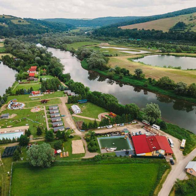 Ośrodek Wypoczynkowy „U Schabińskiej” – Krzemienna nad Sanem, Autor: Fotografia pochodzi z FB Właścicieli obiektu