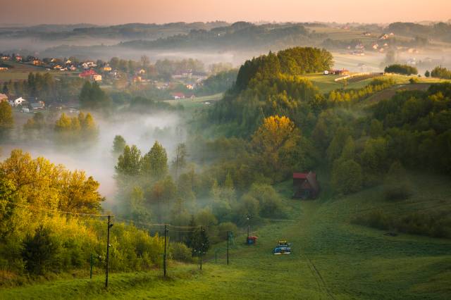 Ostra Góra - stok narciarski w Dylągówce