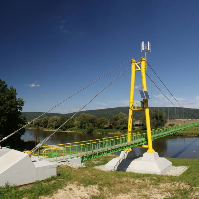 Kładka na rzece San w Witryłowie, Autor: Sławomir Żuk