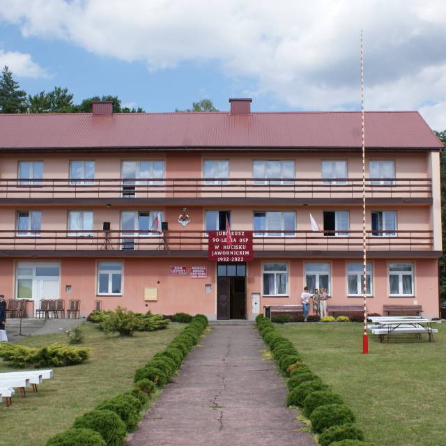 Remiza OSP w Hucisku Jawornickim, Autor: Fotografia pochodzi z FB Właściciela obiektu