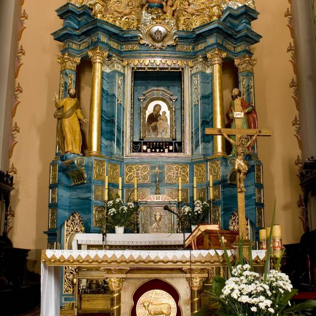 Wnętrze światyni w Izdebkach, Autor: Przemysław Woźny