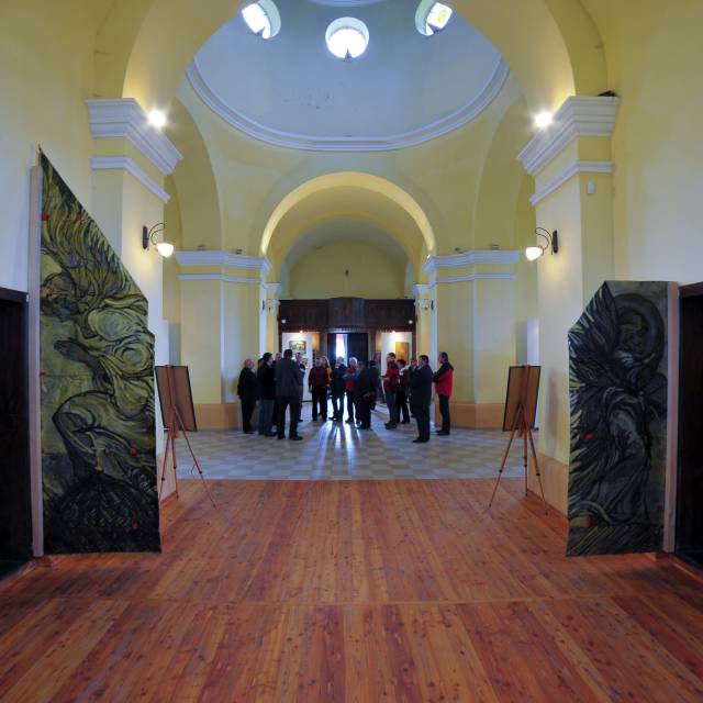 Cerkiew greckokatolicka pw. Podniesienia Krzyża Świętego (Kresowy Dom Sztuki) w Dubiecku, Autor: Jan Prokop