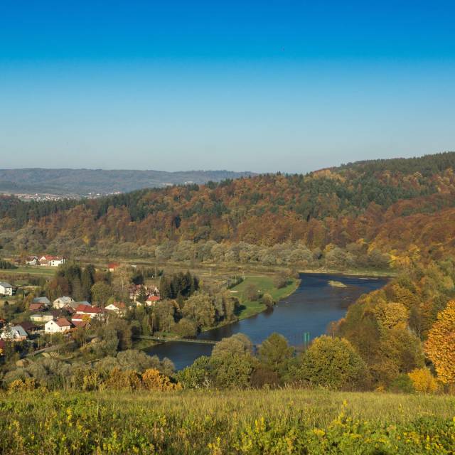 Panorama Słonnego z punktu widowkowego na Łączkach,  Autor: Daniel Gąsecki