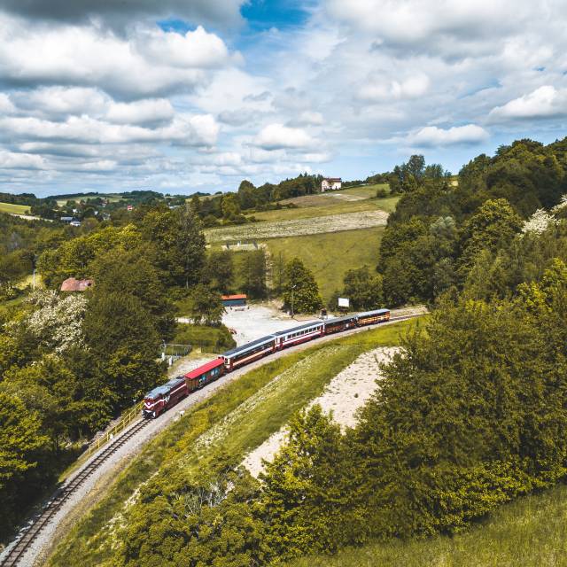 Tunel kolejki wąskotorowej "Pogórzanin" w Szklarach