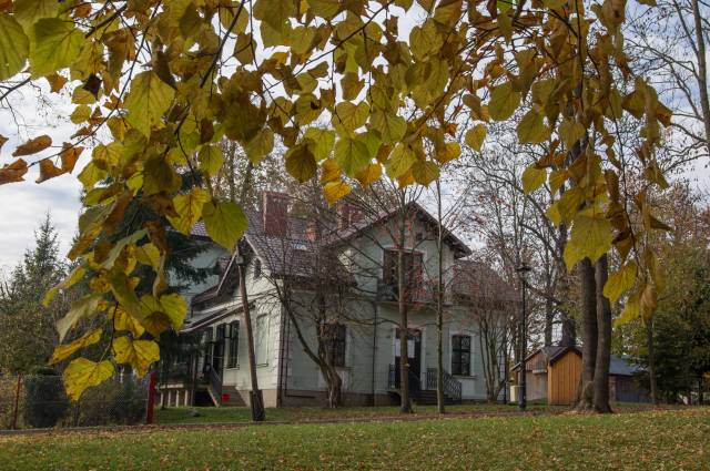 Pozostałości zabudowań dworskich Trzecieskich z XIX w. w Dynowie